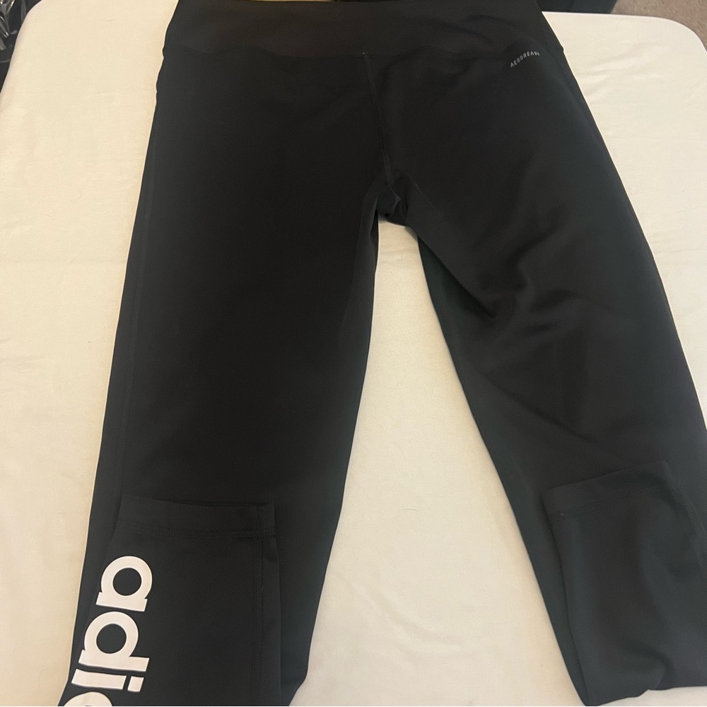 Adidas Primegreen AEROREADY Black Leggings XL - Picture 4 of 6